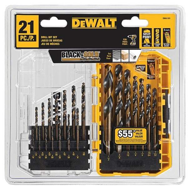 Dewalt DWA1181 21 PC BLACK OXIDE SET