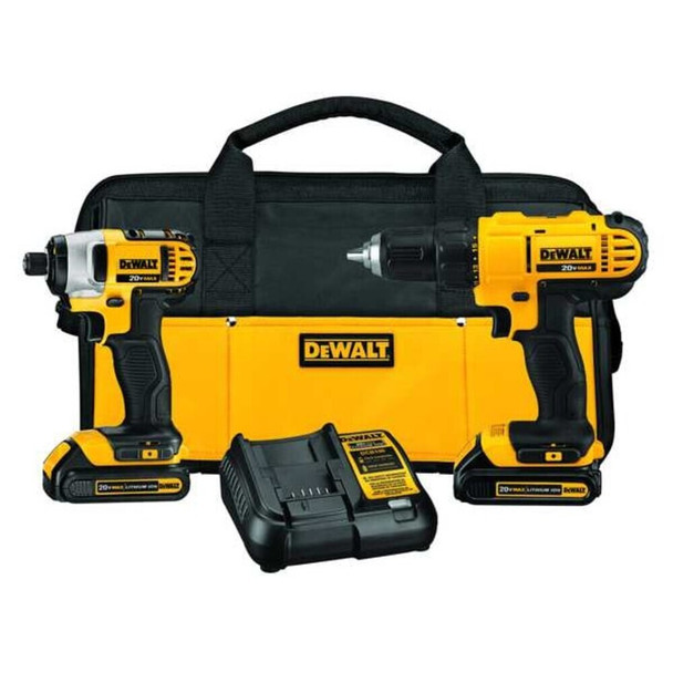 Dewalt DCK240C2 Cordless Combo Kit 20V MAX Drill + Impact Driver