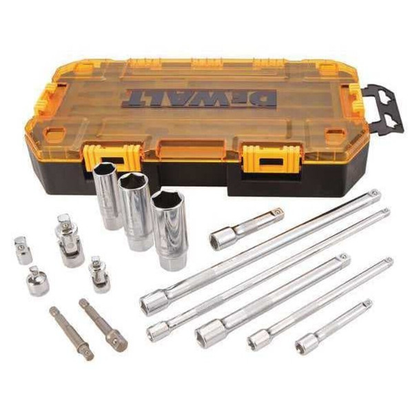 Dewalt DWMT73807 Tough Box, Accessory Set, 1/4 in, 3/8 in