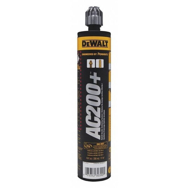 Dewalt PFC1271050 AC200+ Acrylic, 10 Oz Container Size Cartridge, Includes Mixing Nozzle