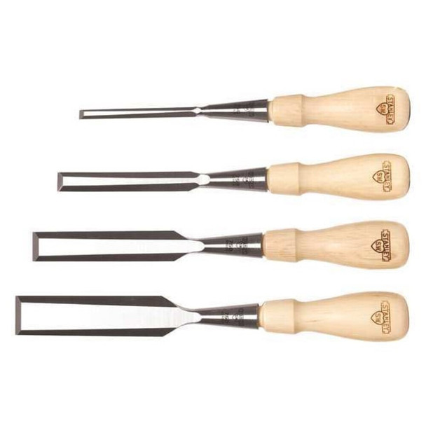 Stanley 16-791 4 Piece Sweetheart Socket Chisel Set with Pouch