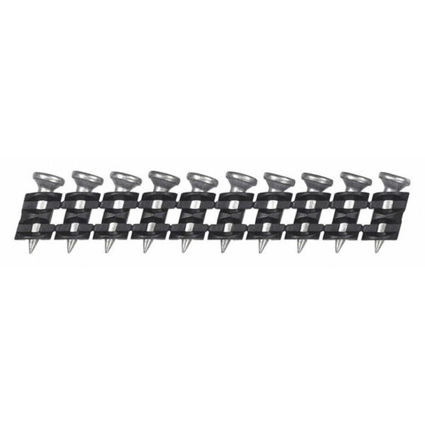 Dewalt DCN8910500 Collated Pin Nail, 1/2 in L, 0.12 in, Zinc Plated, Flat Head, 15 Degrees, 1000 PK