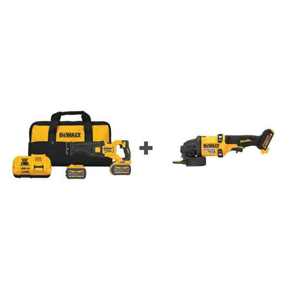 Dewalt DCS389X2/DCG418B FLEXVOLT 60V MAX Reciprocating Saw Kit