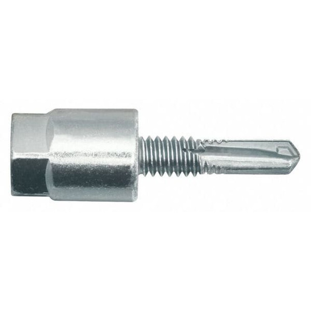 Dewalt PFM2231150 Hangermate Vertical Rod Hanger, Steel, 1/4"-20 Size, 1-1/2" L, Steel Zinc Plated, 25 PK