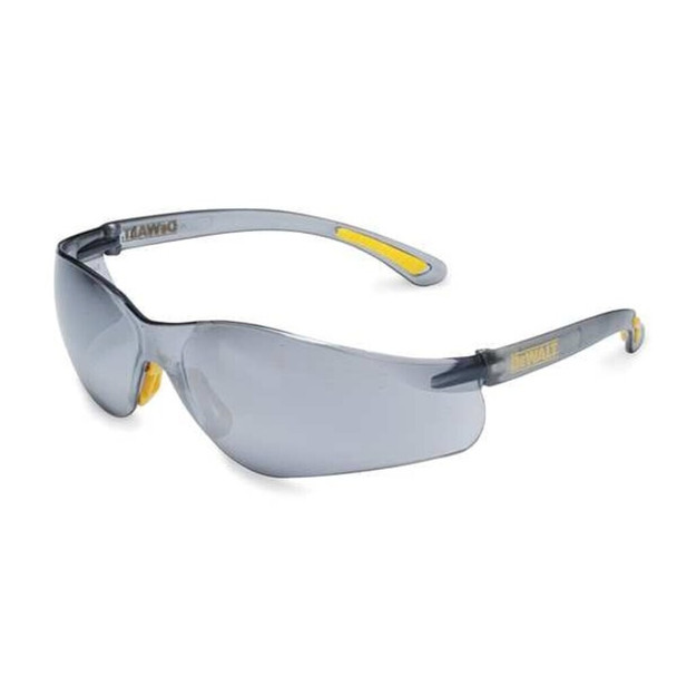 Dewalt DPG52-B Contractor Pro, Safety Glasses, Anti-Scratch, Light Blue Lens, Blue, Yellow Frame, Frameless