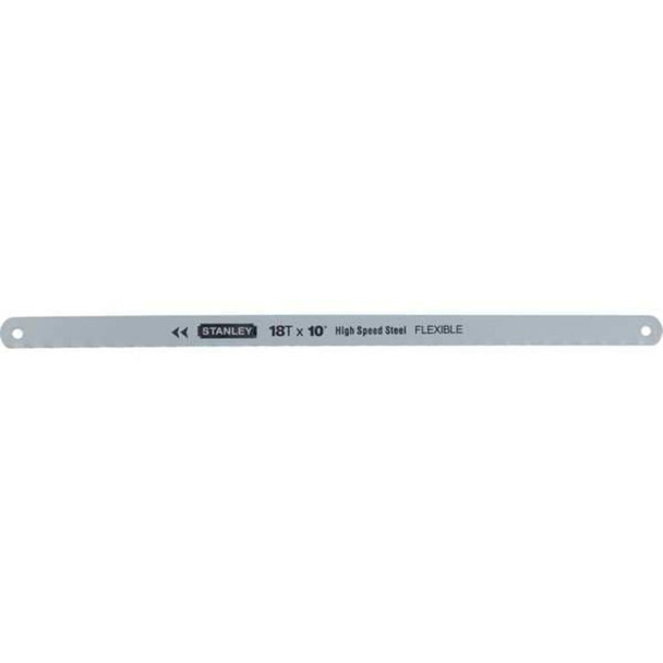 Stanley 15-808A Hacksaw Blade, 10 In, 18 TPl, HSS