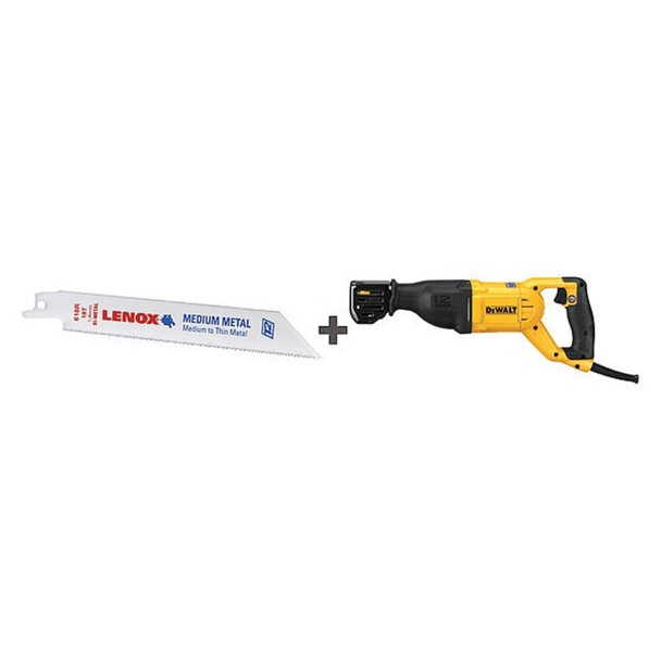 Dewalt 20566618R/ DWE305 6" L x 18 TPI Bi-metal Reciprocating Saw