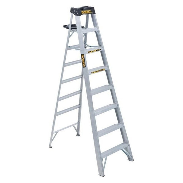 Dewalt DXL2010-08 8 ft Aluminum Stepladder, 300 lb Capacity