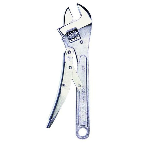 Stanley 85-610 10 in Plain Grip Locking Adjustable Wrench