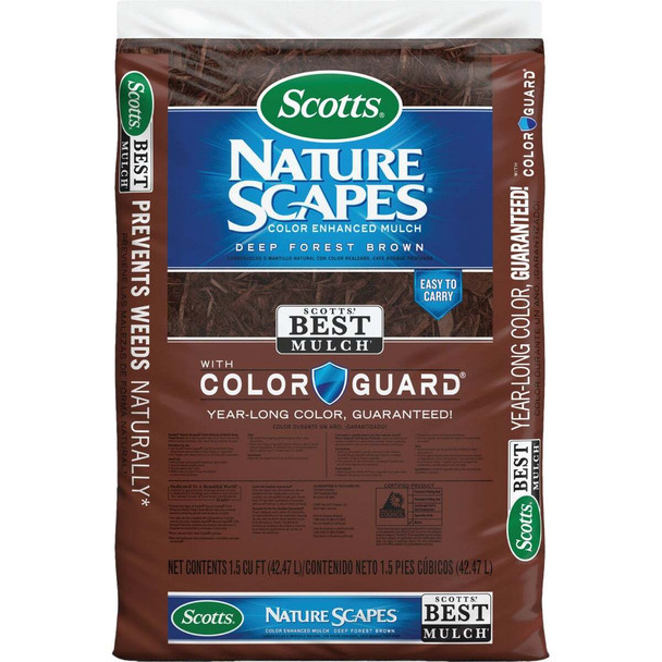 Scotts Nature Scapes 1.5 Cu. Ft. Deep Forest Brown Color Enhanced Mulch 88659444