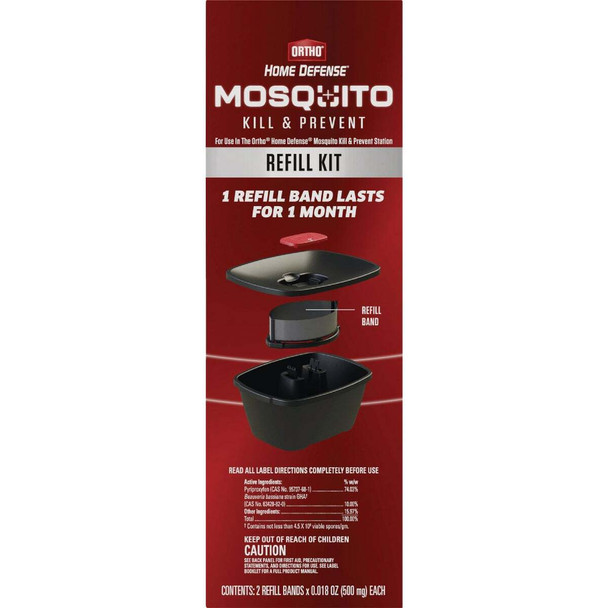 Ortho Home Defense Mosquito Kill & Prevent Refill Bands (2-Pack) 4615810