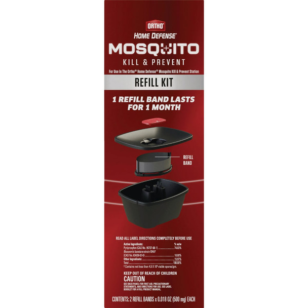 Ortho Home Defense Mosquito Kill & Prevent Refill Bands (2-Pack) 4615810