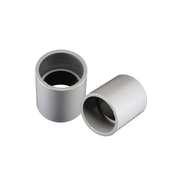 Cantex Conduit Fitting Coupling, 6 in, PVC Cement, PVC, PVC Coated 6141634