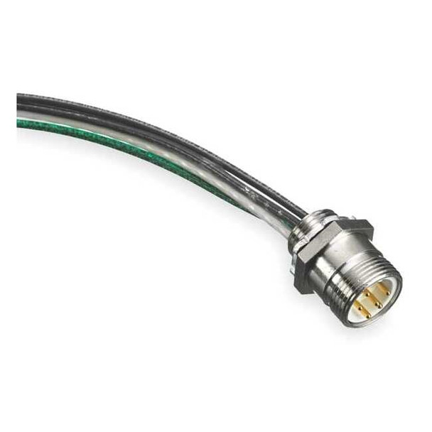 Hubbell Wiring Device-Kellems Receptacle,Blk;Grn:Ylw,Male,30 A RM3004PA001