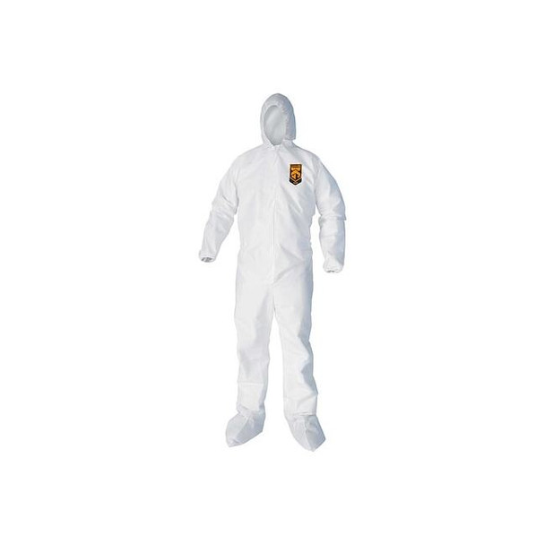 Kleenguard Coveralls,6XL,Wht,KleenGuard A40,PK25 30934
