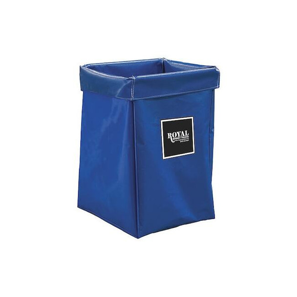 Royal Basket Trucks X-Frame Bag,6 Bushel,Blue Vinyl G06-BBX-XBN