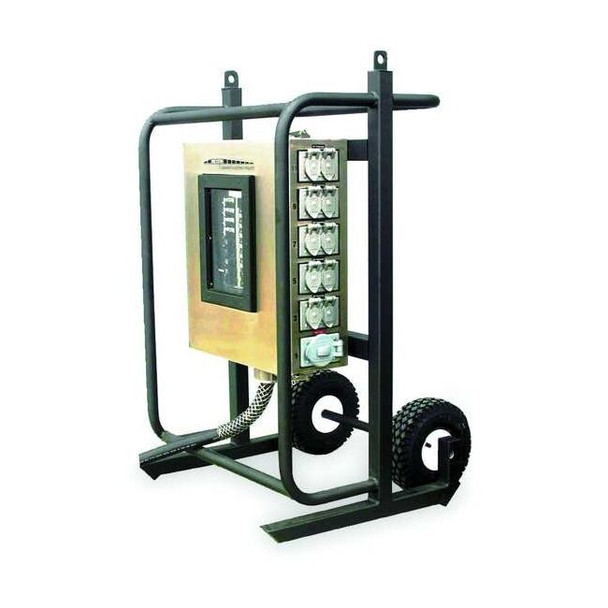 Southwire Power Distribution Cart,100 AC,(2)L6-30R 6210DC