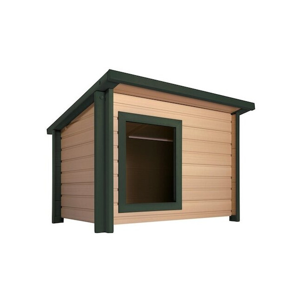 New Age Pet Pet Rustic Lodge Dog House,Jumbo ECOH203JMB-GN