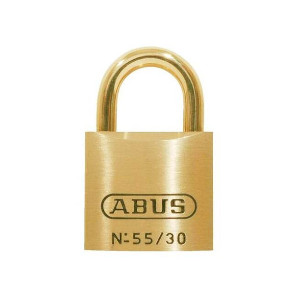 Abus Padlock,1 1/32" H,1 1/8" W,Brass 56411