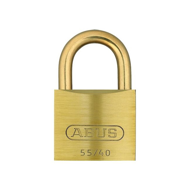 Abus Padlock,1 9/32" H,1 1/2" W,Brass 56646