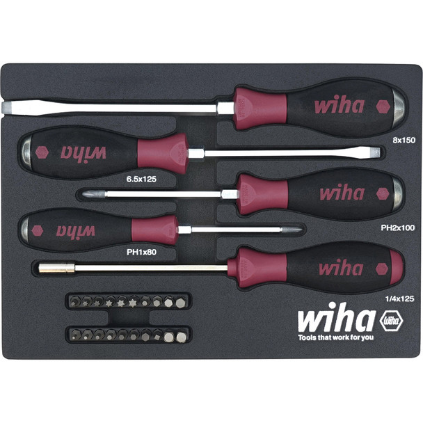 25 Piece MicroFinish Screwdriver Tray Set 52690