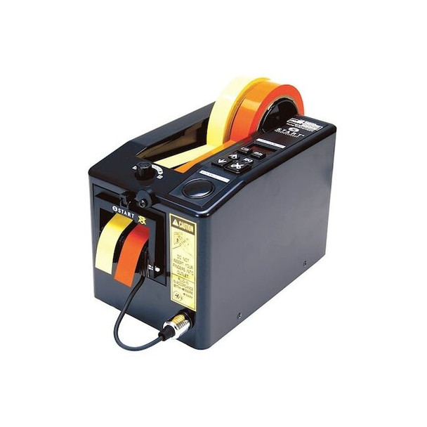 Tape Dispenser, 2 in Max. Tape Width. 7 in Tape Core Dia, Black