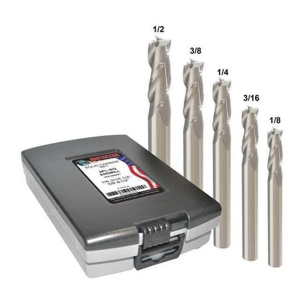 Manufacturer Varies End Mill,3 Flutes,Bright 205-888881