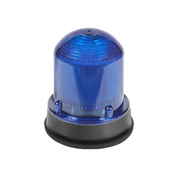 Edwards Signaling Warning Light, 24V DC, 65 FPM, 3 1/4 in Dia. 125LEDFB24DB