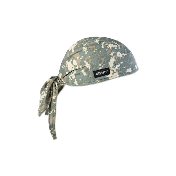 Chill-Its 6615 High-Performance Dew Rags, 6 in X 20 in, Camo Pack of 6