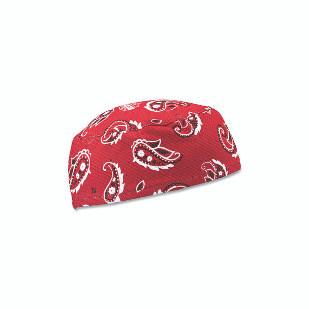 Chill-Its® 6630 High-Performance Skull Cap, One Size Fits Most, Red Western Pack of 6