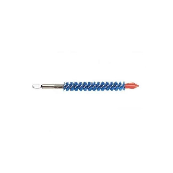 Blue Nylon Brush w/Quick Connect for 15/16" ID tubes, Pk15