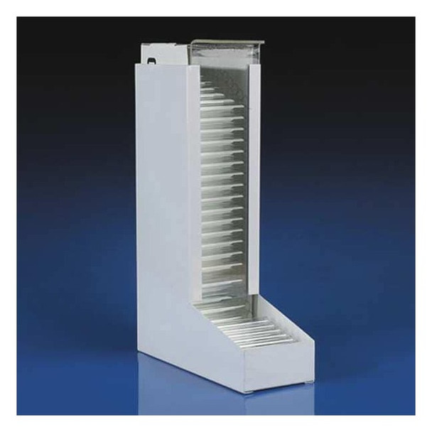 Globe Scientific Tube Dispenser,Silver,Metal 1592