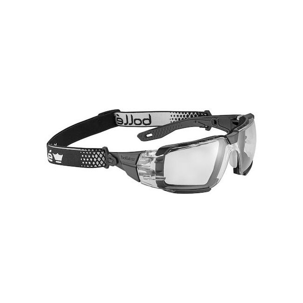 Bolle Safety Safety Glasses,M/L,Clear Lens RUSXMN10U