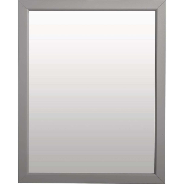 Zenna Home 20 In. x 25 In. Dove Gray Framed Wall Mirror M2025GY