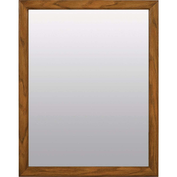 Zenna Home 20 In. x 25 In. Oak Framed Wall Mirror M2025KK