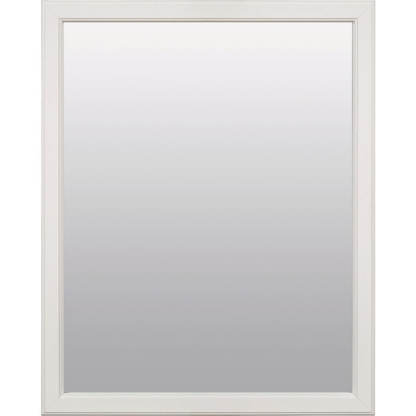 Zenna Home 20 In. x 25 In. White Framed Wall Mirror M2025WW