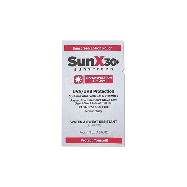 SunX30 Sunscreen Lotion Packet, 300 per Box