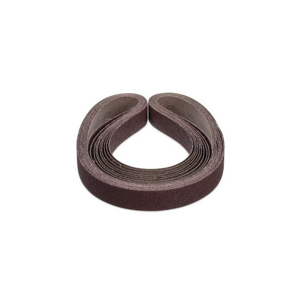 Cloth Belt, 341D, X-Weight, 3 in W x 24 in L, 80 Grit, Aluminum Oxide, Film-lok