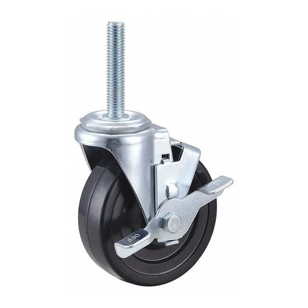 Manufacturer Varies Swivel Stem Caster w/Brake,4 in.,170 lb. 32J927