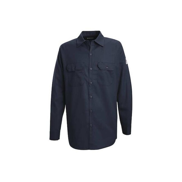 Men's Flame-Resistant Collared Shirt, 7.7 cal/sq cm, M, Excel FR(R)