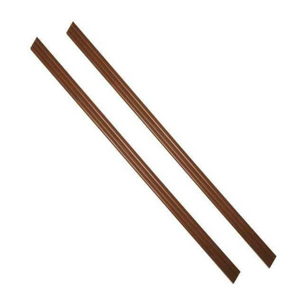 Mirredge Strips, 36 in L, 1 1/2 in W, 1/4 in H, Wood Grain 55236