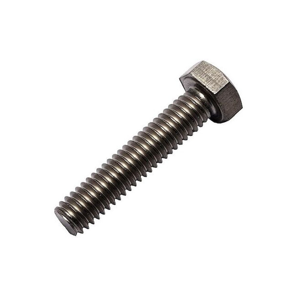 Grade 2, 5/16"-18 Hex Head Cap Screw, Plain Grade 2 Titanium, 1-1/2 in L