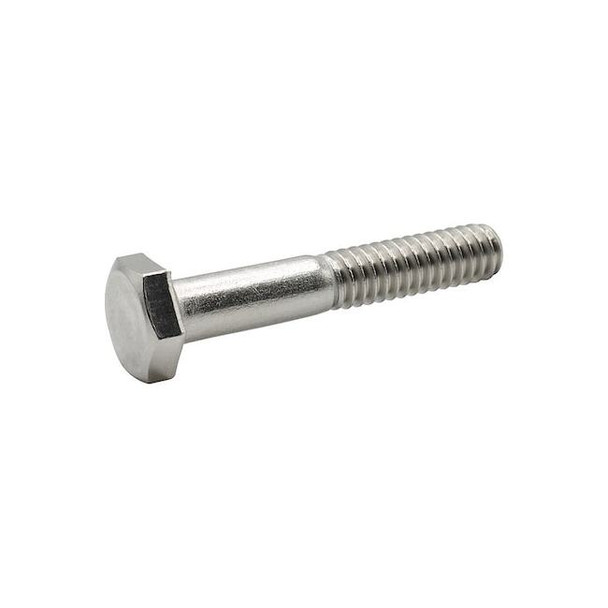 Grade B8, 3/8"-16 Heavy Hex Bolt, Plain Stainless Steel, 1 3/4 in L, 10 PK