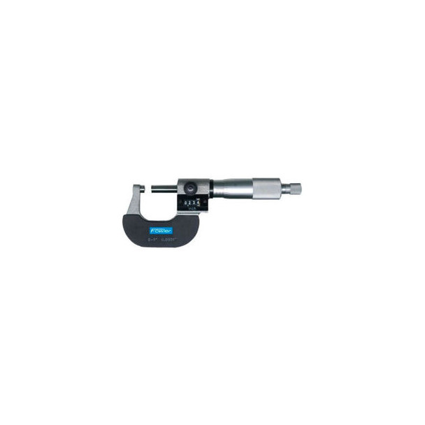 Fowler 52-224-002-1 1-2"" Mechanical Outside Micrometer W/ Ratchet Stop Thimble