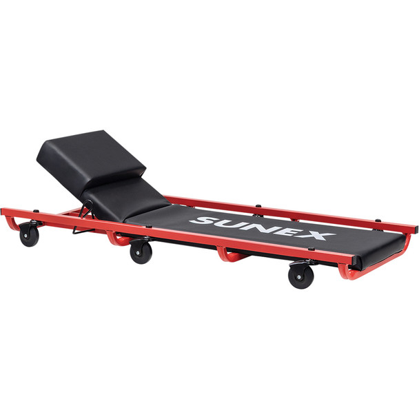 6 Caster Creeper w/Adjustable Head Rest - Black 8505B