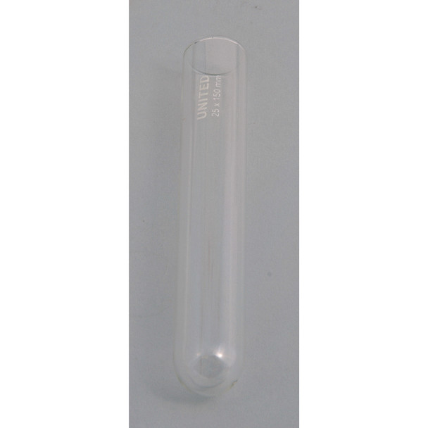 United Scientific Test Tube W/Out Rim,Borosilicate,PK 72 TT9820-B