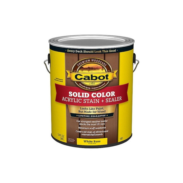 Cabot Solid Color Acrylic Stain + Sealer 140.0001801.007