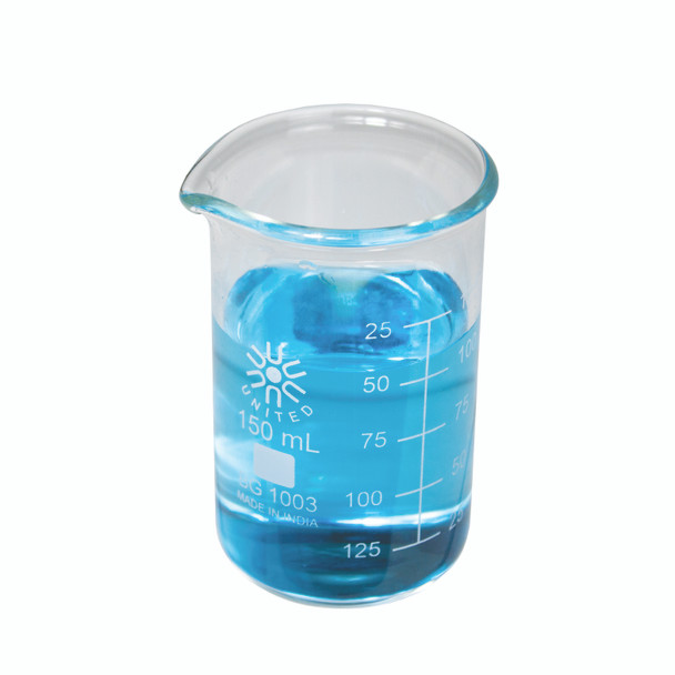 Beakers,Low Form,Heavy Duty,150,PK 12, 150 mL / 12 PK