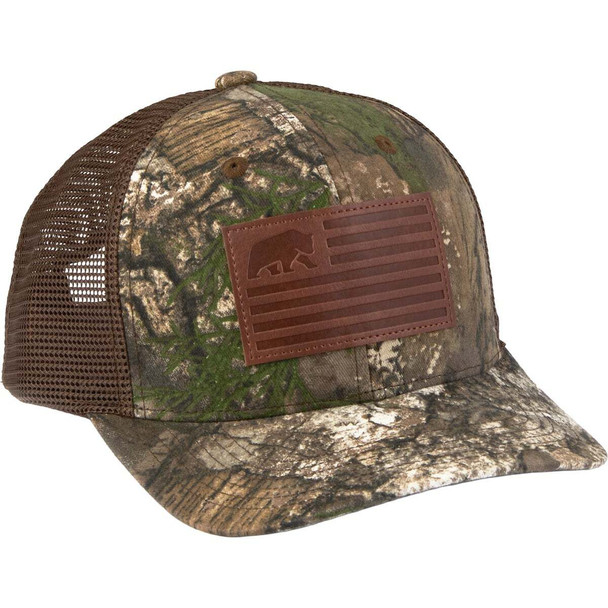 Berne Flag Patch Mesh-Back Camo Cap H183APX23400
