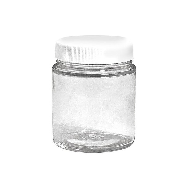 Bottle,Wide Mouth,86mm H,4 oz.,PK24 (Formerly Lab Safety Supply)